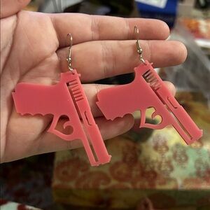 Pistol earrings